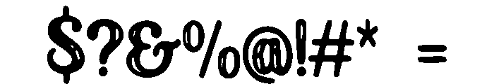 Hollow_Script Font OTHER CHARS