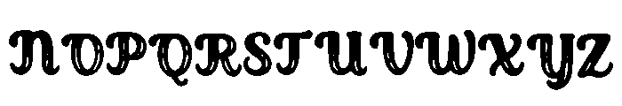 Hollow_Script Font UPPERCASE