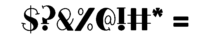 HollowCharm-Regular Font OTHER CHARS