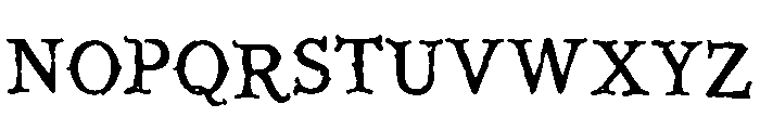 Hollowgate Font UPPERCASE