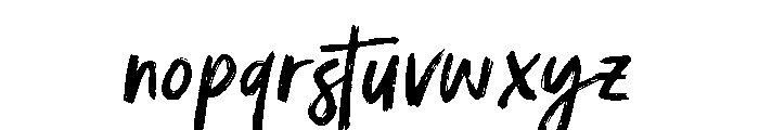 Hollowstone Regular Font LOWERCASE