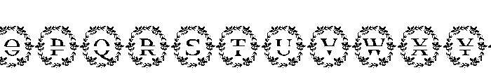 Holly Bell Monogram Font LOWERCASE
