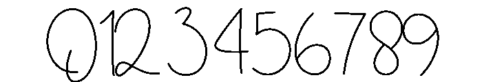 Holly Birthday Font OTHER CHARS
