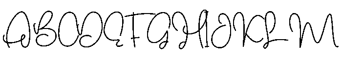 Holly Birthday Font UPPERCASE
