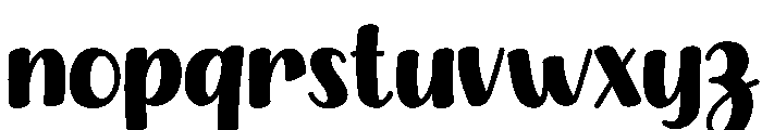 Holly Sugar Font LOWERCASE