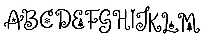 Holly_Whisper Font UPPERCASE
