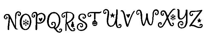Holly_Whisper Font UPPERCASE