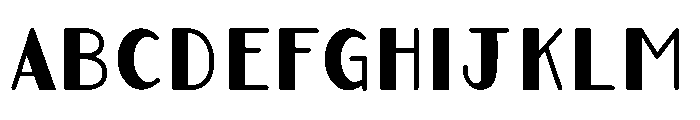 Holly leaves Font UPPERCASE