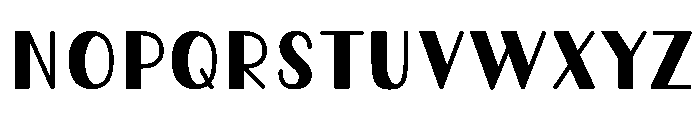 Holly leaves Font UPPERCASE