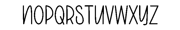 HollyNote Font UPPERCASE
