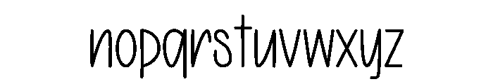 HollyNote Font LOWERCASE
