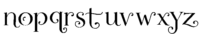 Hollyberry_Magic Font LOWERCASE