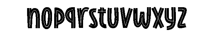 Hollyline Christmas Font LOWERCASE