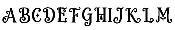 Hollymere Font UPPERCASE