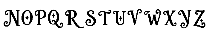 Hollymere Font UPPERCASE
