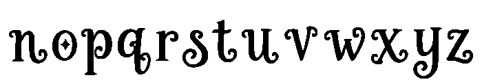 Hollymere Font LOWERCASE