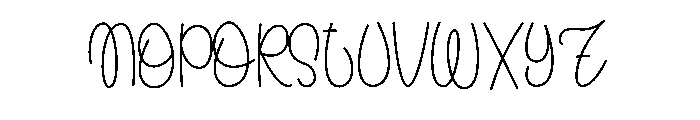 Hollyting Font UPPERCASE