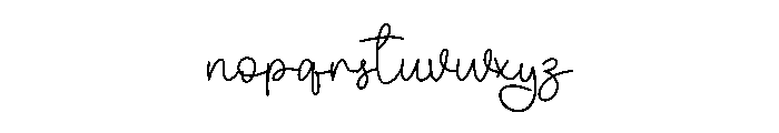 Hollyting Font LOWERCASE