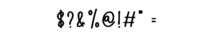 Holy Moly Font OTHER CHARS