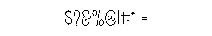 Home Leave Font OTHER CHARS