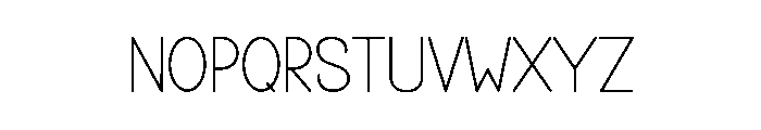 Home Leave Font UPPERCASE