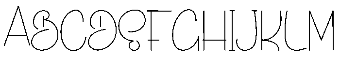 Home Monday Font UPPERCASE