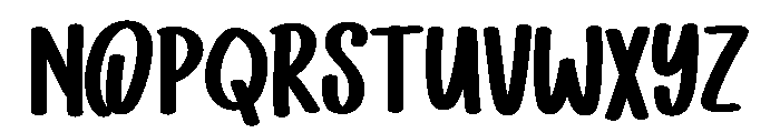 Home Party Font UPPERCASE