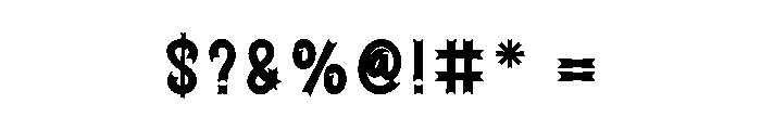 Home Spooky Font OTHER CHARS