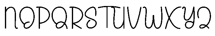 Home Thailand Font UPPERCASE