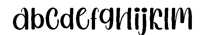 Home Unique Font UPPERCASE