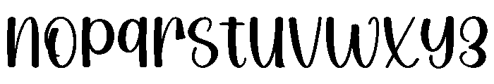 Home Unique Font UPPERCASE