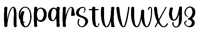 Home Unique Font LOWERCASE