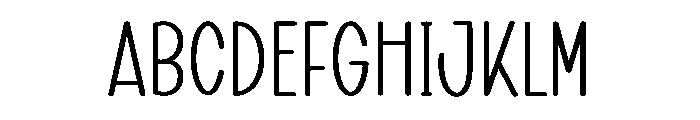 Home Vocation Font UPPERCASE