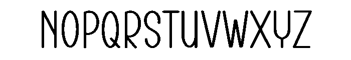 Home Vocation Font UPPERCASE