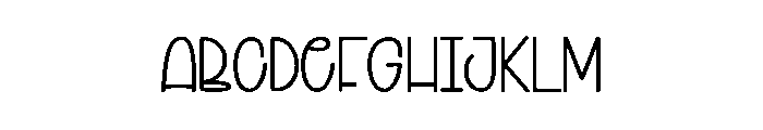 Home Wonder Font UPPERCASE