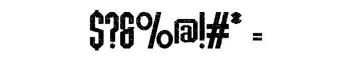 Homebody Texture Regular Font OTHER CHARS