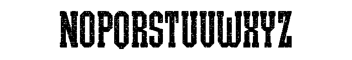 Homebody Texture Regular Font LOWERCASE