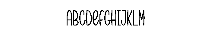 Homemade Alphabet FONT