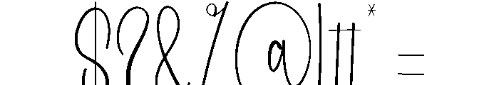 Homemade Valentines Font OTHER CHARS