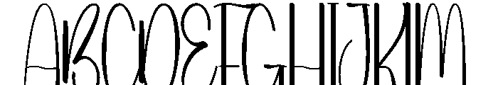 Homemade Valentines Font UPPERCASE