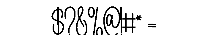 Homephones Font OTHER CHARS