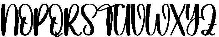 Homestay1 Font UPPERCASE