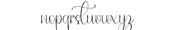 Hometown Christmas Font LOWERCASE