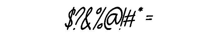 Homework Italic Font OTHER CHARS