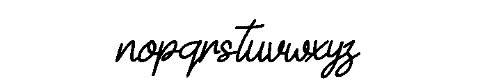 Homework Italic Font LOWERCASE