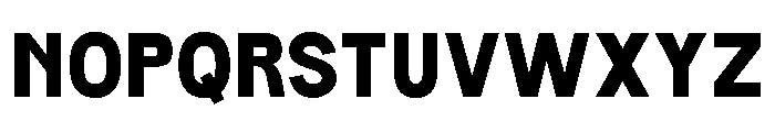 Honest Action Font LOWERCASE