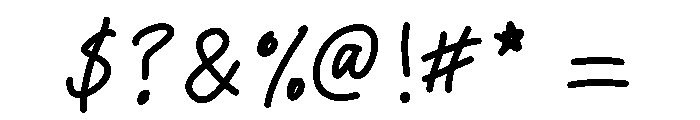 Honest Mess  Medium Font OTHER CHARS