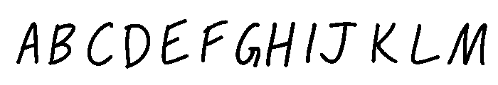 Honest Mess  Medium Font UPPERCASE