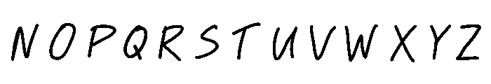 Honest Mess  Medium Font UPPERCASE