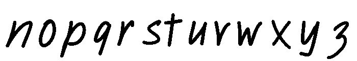 Honest Mess  Medium Font LOWERCASE